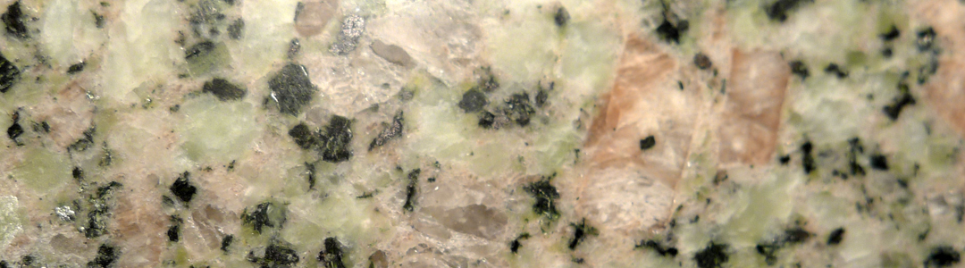 Granite du Mont-Pelvoux - section polie