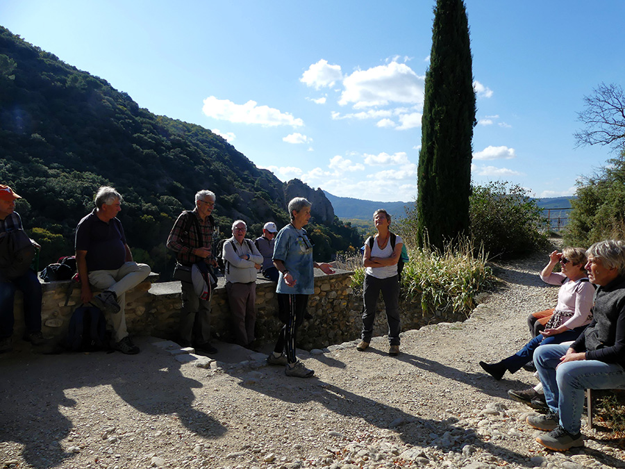 Une partie du groupe au retour du circuit de la sortie