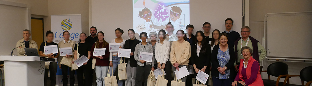 Remise des prix Olympiades de Géosciences
