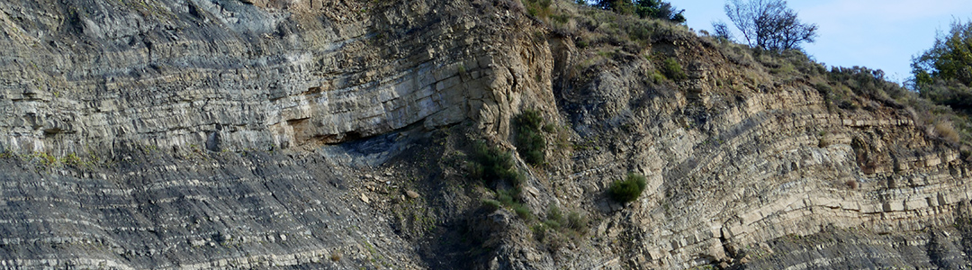 Déformation dans des séries jurassiques - région de Nice