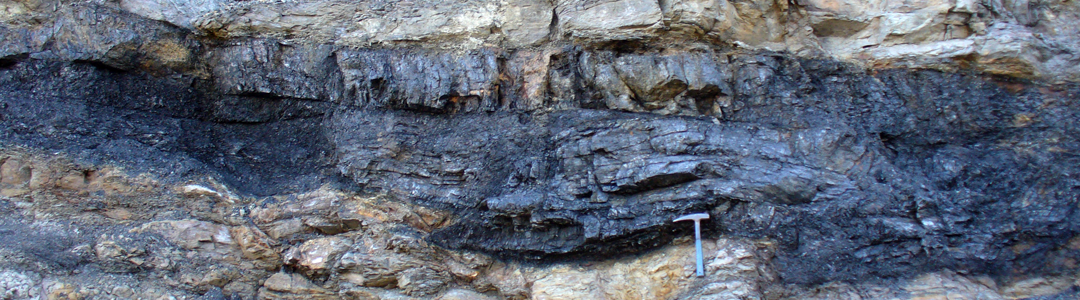 Veine de charbon - Découverte du Pontil - Gard