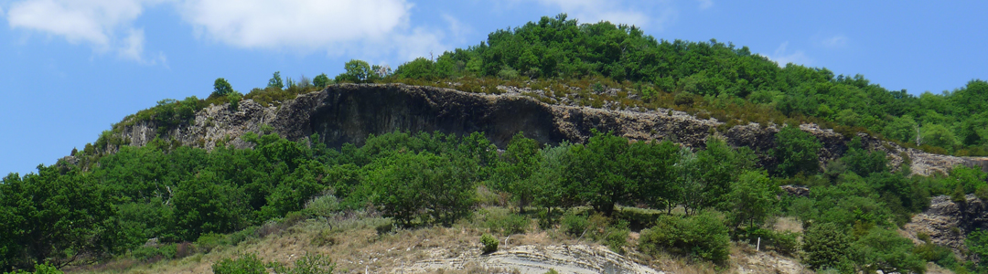 Coulée de basaltes - Plateau des Coirons - Ardèche