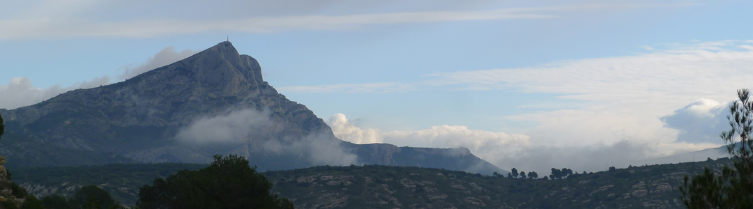 Sainte-Victoire vue depuis le plateau de Bibémus